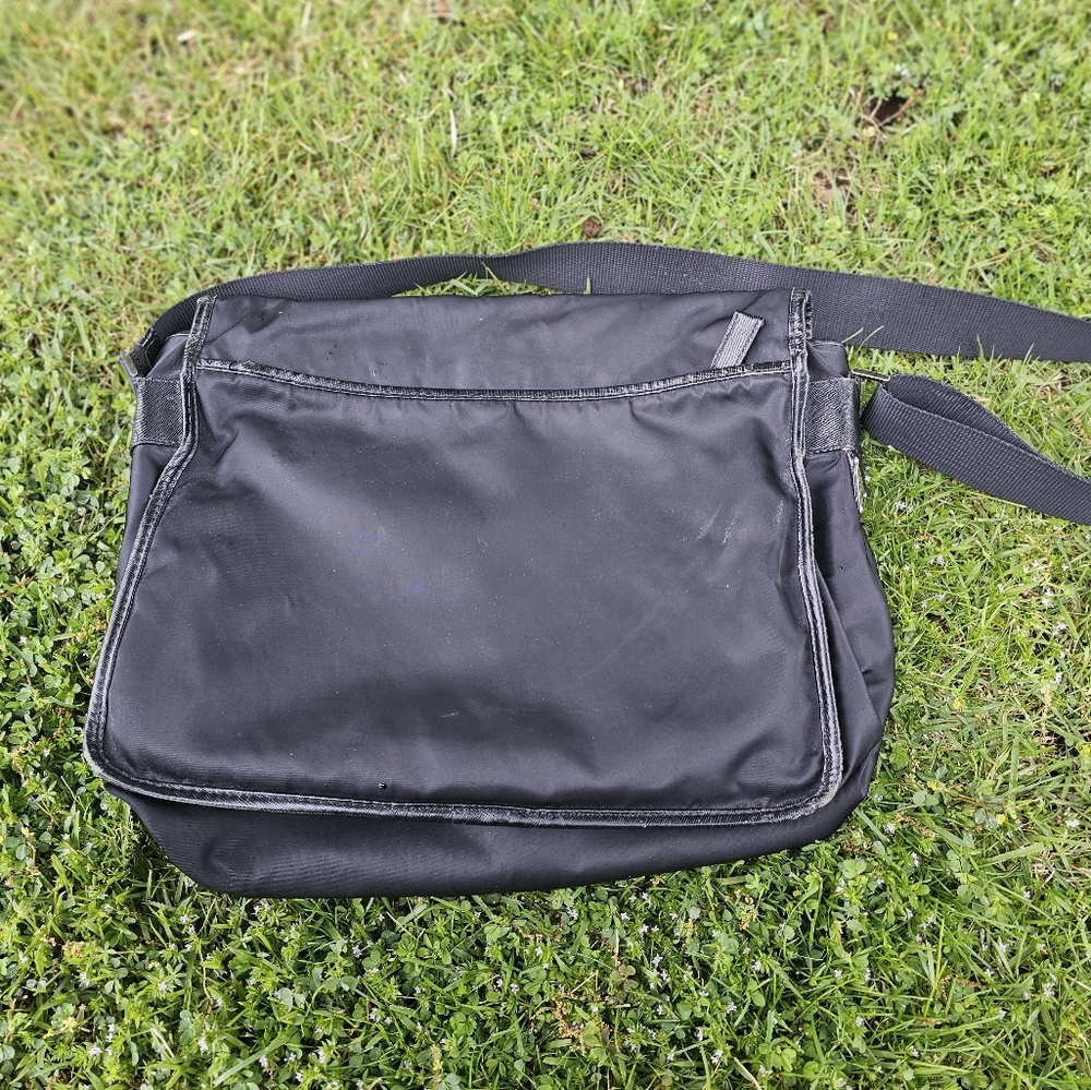 Authentic Prada Nylon Shoulder Cross Body Bag. Gem